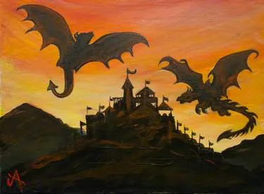 House of Dragons Paint Nite! — Painting