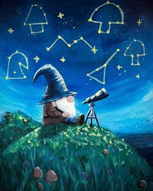 Galileo Gnome-ilei - Paint Nite event in St. John's, NL