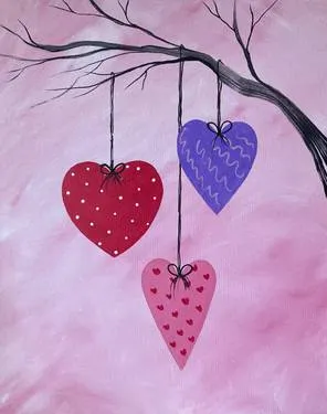 My Heart on a String — Painting