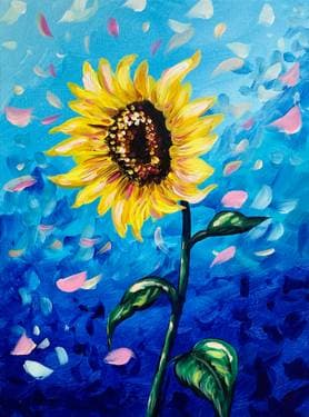 Sunflower Delight - Paint Nite event in Regina, SK