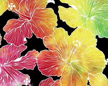 Galaxy Rainbow Hibiscuses - Paint Nite event in SALT LAKE CTY, UT