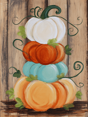 Paint Nite @Moose Orleans FRIDAYS: Whimsical Heirloom Pumpkins — Painting