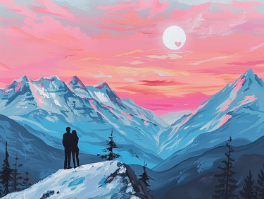 Rocky Mountain LOVE - Paint Nite event in Mississauga, ON