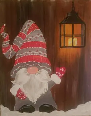 Paint Nite @Moose Orleans FRIDAYS: Gnome Sweet Home Oh My — Painting