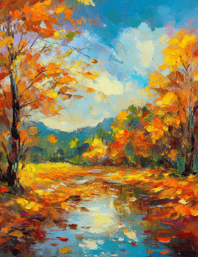 Autumn Impressionist Landscape - Paint Nite event in Ottawa, ON