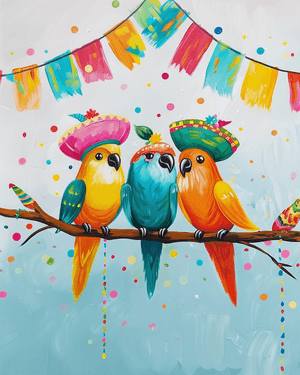 Trees Amigas Fiesta - Paint Nite event in Bayport, NY