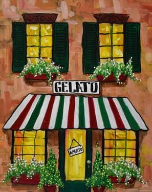 Gelato Italian Ice Cream Shop - Paint Nite event in Scottsdale, AZ
