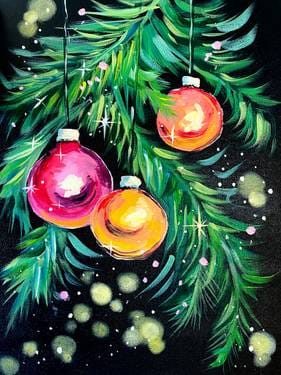 Paint Nite: Shine Bright Christmas — Painting