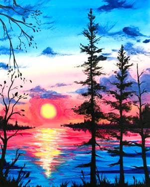 Dawn of New Beginnings - Paint Nite event in Edmonton, AB