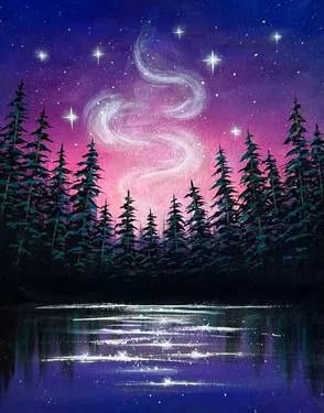 Paint Nite: Nightfall Reverie — Painting