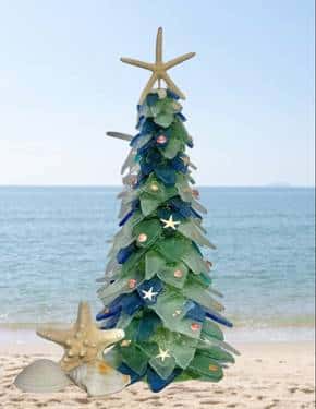 Sea Glass Holiday Tree