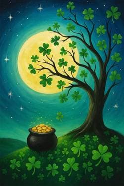 The Enchanted Moon - Paint Nite event in Toronto, ON