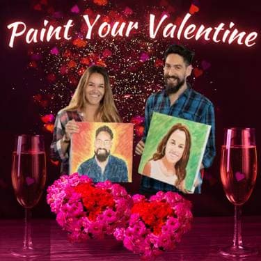 Paint your Partner: Valentine edition. - Paint Nite event in Chino Hills, CA
