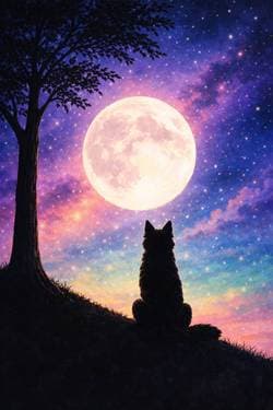 Moonlight Companion - Paint Nite event in Vancouver, BC