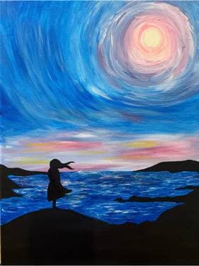 Au gré du vent/Whispers of the Wind - Paint Nite event in Saint-Jean-sur-Richelieu, QC